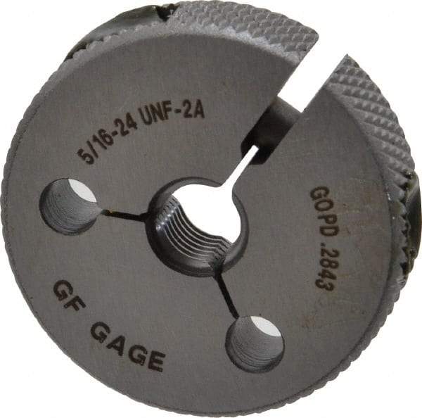 GF Gage - 5/16-24 Go/No Go Double Ring Thread Gage - Class 2A - Exact Industrial Supply