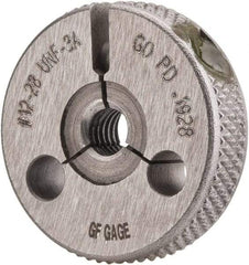 GF Gage - 12-28 Go/No Go Double Ring Thread Gage - Class 3A - Exact Industrial Supply