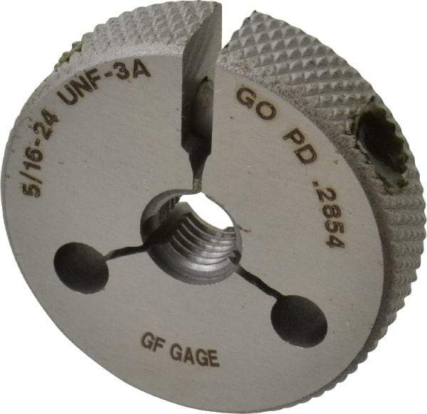 GF Gage - 5/16-24 Go/No Go Double Ring Thread Gage - Class 3A - Exact Industrial Supply