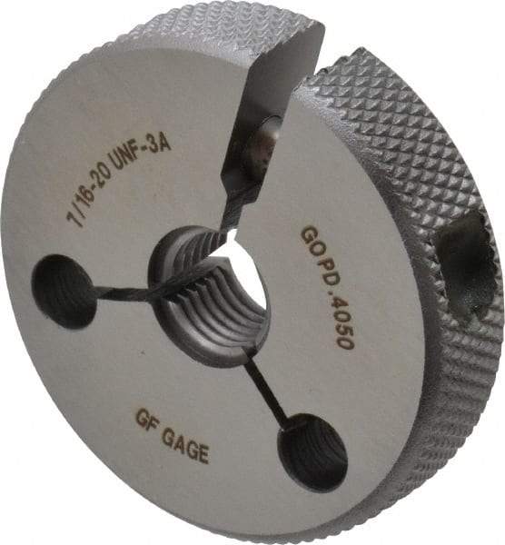 GF Gage - 7/16-20 Go/No Go Double Ring Thread Gage - Class 3A - Exact Industrial Supply