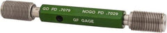 GF Gage - 3/4-16 Go/No Go Truncated Taperlock Thread Setting Plug Gage - Class 2A, Size 3 Handle, Steel - Exact Industrial Supply