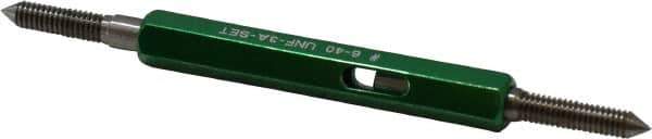 GF Gage - #6-40 Go/No Go Truncated Taperlock Thread Setting Plug Gage - Class 3A, Steel - Exact Industrial Supply