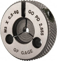 GF Gage - M3x0.5 Go Single Ring Thread Gage - Class 6G - Exact Industrial Supply