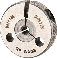 GF Gage - M4x0.7 Go Single Ring Thread Gage - Class 6G - Exact Industrial Supply
