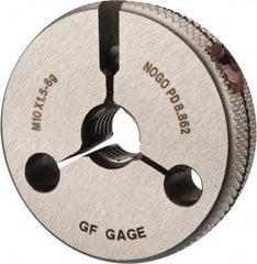 GF Gage - M10x1.5 No Go Single Ring Thread Gage - Class 6G - Exact Industrial Supply