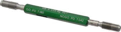 GF Gage - M8x1.25 Go/No Go Truncated Taperlock Thread Gage - Class 6G, Size 1 Handle - Exact Industrial Supply