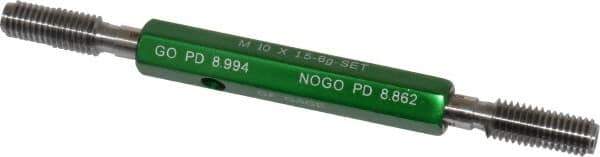 GF Gage - M10x1.5 Go/No Go Truncated Taperlock Thread Gage - Class 6G, Size 2 Handle - Exact Industrial Supply