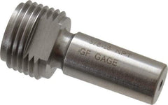 GF Gage - 3/8-18 Single End Tapered Plug Pipe Thread Gage - Handle Size 3, Handle Not Included, NPT-L1 Tolerance - Exact Industrial Supply