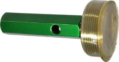 GF Gage - 2 - 11-1/2 Single End Tapered Plug Pipe Thread Gage - Handle Size 5, Handle, NPT-L1 Tolerance - Exact Industrial Supply