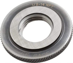 GF Gage - 1/2-14 Thread, Class L1, Ring Pipe Thread Gage - NPT Thread - Exact Industrial Supply