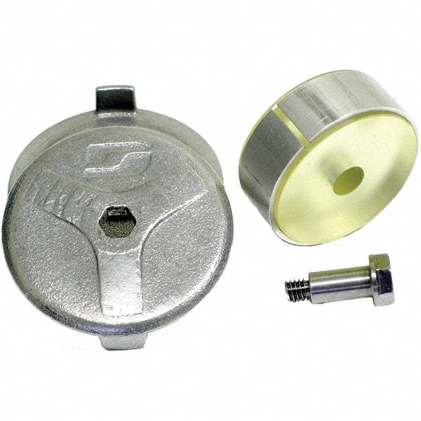 Dynabrade - Brush Mounting Wheel Hub Assembly - Compatible with 4" DynaZip Surface Preparation Tools - Exact Industrial Supply
