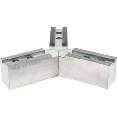 Value Collection - Soft Lathe Chuck Jaws Material: Aluminum - Exact Industrial Supply
