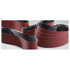 1 1/2″ × 60″-60 Grit - Aluminum Oxide - Resin Waterproof Cloth Belt - Exact Industrial Supply