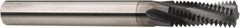Niagara Cutter - M24x2.00 Metric Fine, 0.62" Cutting Diam, 4 Flute, Solid Carbide Helical Flute Thread Mill - Internal/External Thread, 1.373" LOC, 4" OAL, 5/8" Shank Diam - Exact Industrial Supply