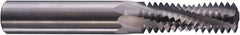 Niagara Cutter - 3/4-16 UN, 0.495" Cutting Diam, 4 Flute, Solid Carbide Helical Flute Thread Mill - Internal/External Thread, 1-1/4" LOC, 4" OAL, 1/2" Shank Diam - Exact Industrial Supply