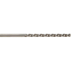 Taper Length Drill Bit: 0.0625″ Dia Bright/Uncoated, RH Cut, Parabolic Flute, Straight Shank, Series 5536