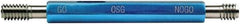 OSG - #5-40, Class 2B, Double End Plug Thread Go/No Go Gage - High Speed Steel, Handle Included - Exact Industrial Supply