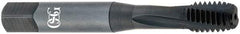 OSG - 3/4-16 UNF 4 Flute 2B Modified Bottoming Spiral Flute Tap - Powdered Metal, Oxide Finish, 4-1/4" OAL, Right Hand Flute, Right Hand Thread, H5, Series 313NI - Exact Industrial Supply