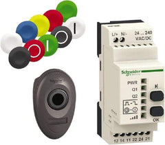 Square D - Maintained (MA) and Momentary (MO), Wireless Pushbutton System with Programmable Receiver - 24-240 VAC/VDC - Exact Industrial Supply