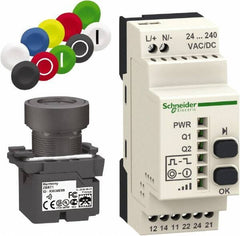 Square D - Maintained (MA) and Momentary (MO), Wireless Pushbutton System with Programmable Receiver - 24-240 VAC/VDC - Exact Industrial Supply