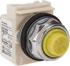 Square D - 28 V Yellow Lens Indicating Light - Exact Industrial Supply