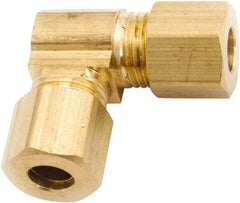 ANDERSON METALS - 3/16" OD, Lead Free Brass Union Elbow - 400 Max Working psi, Comp x Comp Ends - Exact Industrial Supply