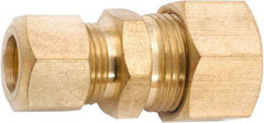 ANDERSON METALS - 3/8 x 5/16" OD, Lead Free Brass Union - 300 Max Working psi, Comp x Comp Ends - Exact Industrial Supply