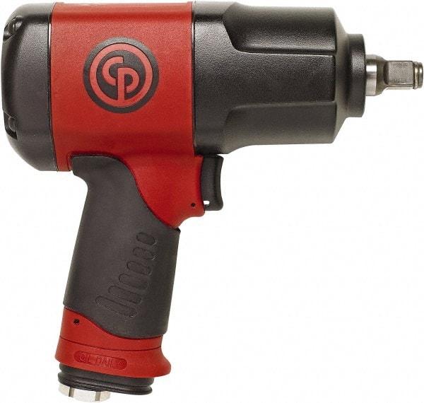 Chicago Pneumatic - 1/2" Drive, 8,200 RPM, 922 Ft/Lb Torque Impact Wrench - Pistol Grip Handle, 5.2 CFM, 90 psi, 1/4" NPT Inlet - Exact Industrial Supply