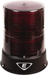 Edwards Signaling - 24 VAC/VDC, 4X NEMA Rated, LED, Magenta, Flashing, Steady Light - 65 Flashes per min, 3/4 Inch Pipe, 8-1/4 Inch Diameter, 7-3/4 Inch High, IP66 Ingress Rating, Pipe Mount - Exact Industrial Supply