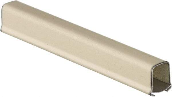 Hubbell Wiring Device-Kellems - 1-1/2m Long x 0.85 Inch Deep x 0.76 Inch Wide, Metal Raceway - Continuous Cover, 1 Channel, Ivory, Painted - Exact Industrial Supply