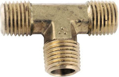 ANDERSON METALS - Class NSF, 3/8" Internal Pipe, Lead Free Brass Union Tee - NPT - Exact Industrial Supply