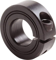 Climax Metal Products - 65mm Bore, Steel, One Piece Clamp Collar - 3-3/4" Outside Diam - Exact Industrial Supply