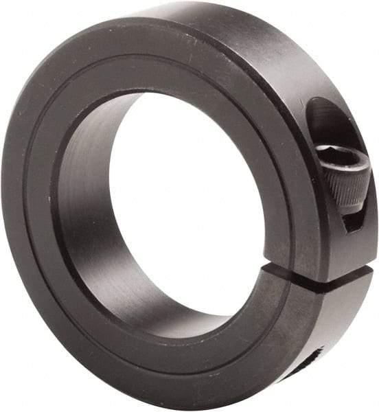 Climax Metal Products - 3-15/16" Bore, Steel, One Piece Clamp Collar - 5-1/4" Outside Diam, 7/8" Wide - Exact Industrial Supply