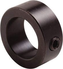 Climax Metal Products - 5/32" Bore, Steel, Set Screw Shaft Collar - 7/16" Outside Diam, 1/4" Wide - Exact Industrial Supply