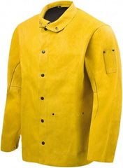Steiner - Size 3XL Welding Jacket - Tan, Pig Skin, Snaps Closure - Exact Industrial Supply