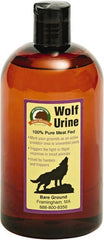 Bare Ground Solutions - 16oz Bottle of Wolf Urine Predator Scent to repel unwanted animals - Exact Industrial Supply