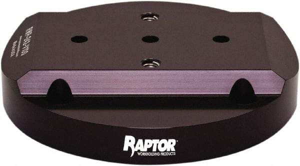 Raptor Workholding - 8.45" Jaw Width, 1-3/4" High Riser - For Use with 4 & 5 Axis Workholding Systems - Exact Industrial Supply