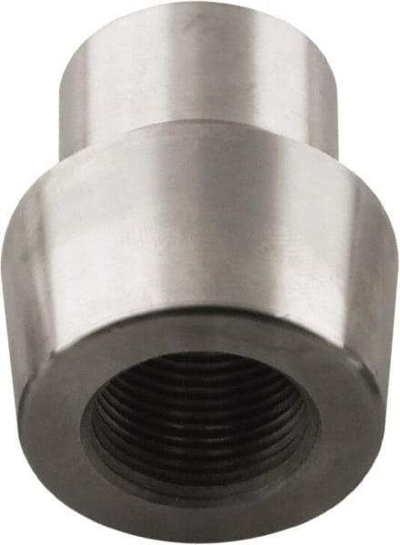 Made in USA - 7/16-20 Rod End Weldable Tube End - 1" Tube Size, Left Hand Thread - Exact Industrial Supply