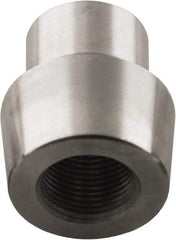 Made in USA - 3/8-24 Rod End Weldable Tube End - 5/8" Tube Size, Left Hand Thread - Exact Industrial Supply