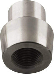 Made in USA - 7/16-20 Rod End Weldable Tube End - 1" Tube Size, Right Hand Thread - Exact Industrial Supply