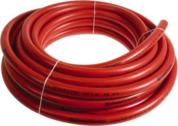 Continental ContiTech - 1" ID x 1.38" OD 100' Long Multipurpose Air Hose - 250 Working psi, -10 to 158°F, Red - Exact Industrial Supply