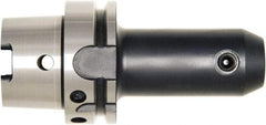Bilz - HSK100A 3/4" Shank Diam Taper Shank 3/4" Hole End Mill Holder/Adapter - 1-3/4" Nose Diam, 3.94" Projection, Through-Spindle, Through-Bore & DIN Flange Coolant - Exact Industrial Supply