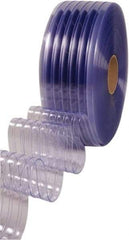 Clearway Door - Clear Standard Bulk Strip Roll Dock Curtain Strips - 8" Wide x 150' Long x 0.08" Thick - Exact Industrial Supply