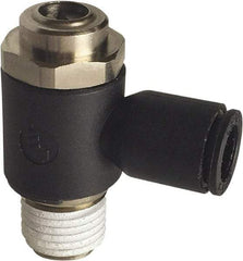 Legris - Speed & Flow Control Valves   Valve Type: Compact Meter Out Flow Control    Male Thread Size: 3/8 - Exact Industrial Supply