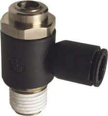 Legris - Speed & Flow Control Valves   Valve Type: Compact Meter In Flow Control    Male Thread Size: 1/8 - Exact Industrial Supply