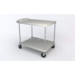 Metro - Carts; Type: Utility ; Load Capacity (Lb.): 400.000 ; Number of Shelves: 2 ; Width (Inch): 27-11/16 ; Length (Inch): 40-1/4 ; Height (Inch): 36-7/8 - Exact Industrial Supply