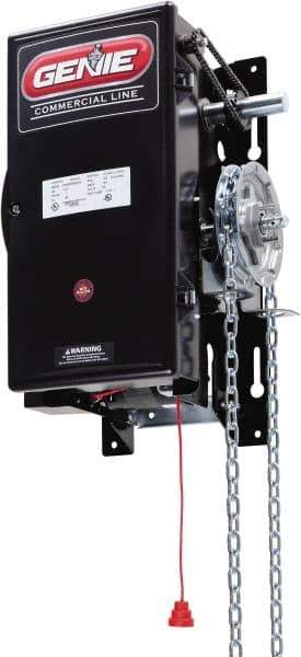 Genie - 1/2 hp 1 Phase Medium Duty Garage Door Hoist Operator Head with Brake - For Use with Maximum 16' High Rolling Door - Exact Industrial Supply