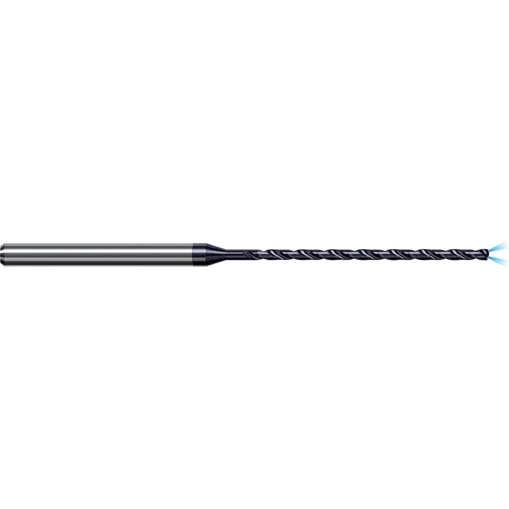Jobber Length Drill Bit: 0.1181″ Dia, 140 °, Solid Carbide AlTiN Finish, Right Hand Cut, Spiral Flute, Straight-Cylindrical Shank