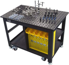 Rhino Cart - 1,500 Lb Capacity Mobile Welder's Table - 48" Wide x 30" Deep x 36" High, Steel - Exact Industrial Supply