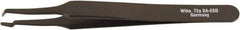 Wiha - 4-23/32" OAL SS-SA ESD Safe Tweezers - Wafer Tip - Exact Industrial Supply